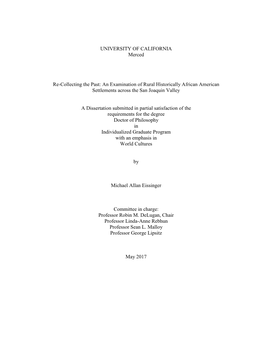 UC Santa Barbara Dissertation Template