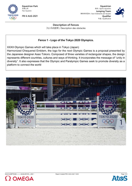 Fence 1 - Logo of the Tokyo 2020 Olympics