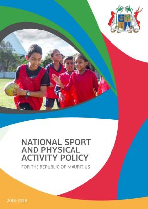 National Sport and Physical Activity Policy for the Republic of Mauritius