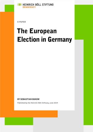 The European Election in Germany