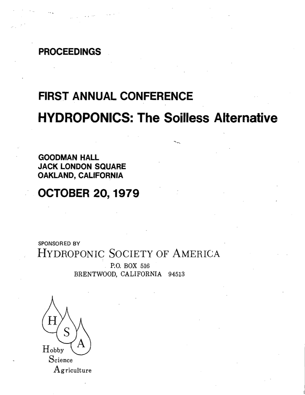 Arstannualconference October 20, 1979