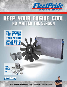Keep Your Engine Cool No Matter the Season