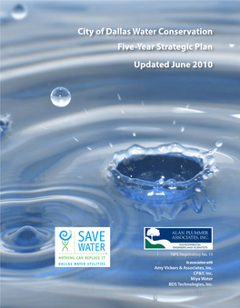 City of Dallas Water Conservation Five-Year Strategic Plan Updated June 2010