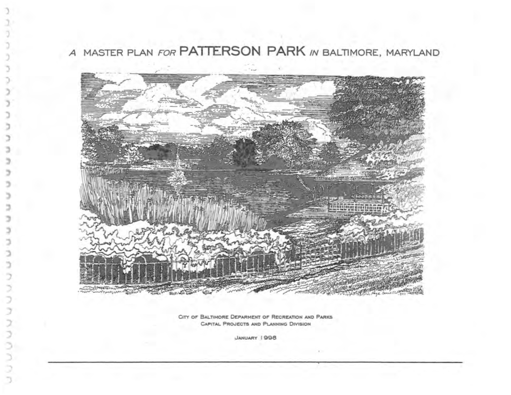 Patterson Park Master Plan