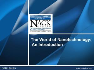 The World of Nanotechnology: an Introduction