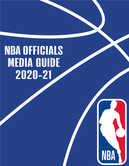 Nba Officials Media Guide 2020-21
