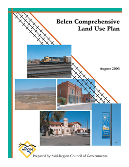 City of Belen Comprehensive Plan, August 2003