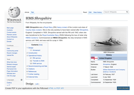 HMS Shropshire
