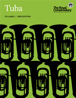 Tuba Syllabus / 2003 Edition
