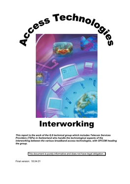 Access Technologies Interworking Page 2 / 62