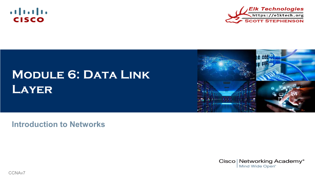 Module 6: Data Link Layer