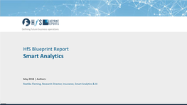 Cognizant—Hfs Blueprint Report: Smart Analytics