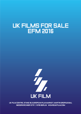 UK Films for Sale EFM 2016