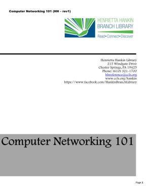 Computer Networking 101 (HH – Rev1)