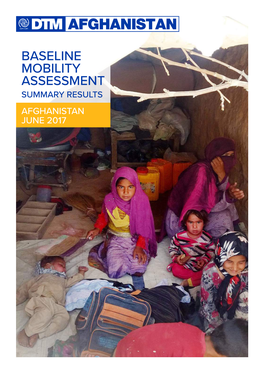 Baseline Mobility Assessment Summary Results: Afghanistan