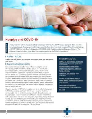 Hospice and COVID-19