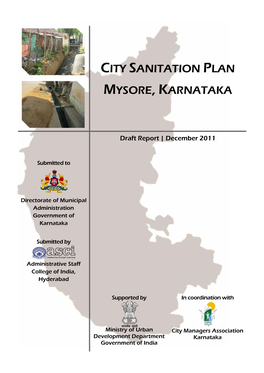 City Sanitation Plan Mysore, Karnataka