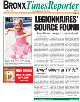 Bronx Times Reporter: August 28, 2015