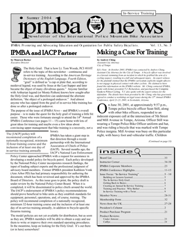 IPMBA News Vol. 13 No. 3 Summer 2004