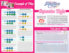 Expansion Rules 2 10 12 11 PLUTO 9 9 SAILOR MOON CRYSTAL DICE CHALLENGE GAME BASED on Sailor Pluto Rolls the Lowest Number and Thus Goes First