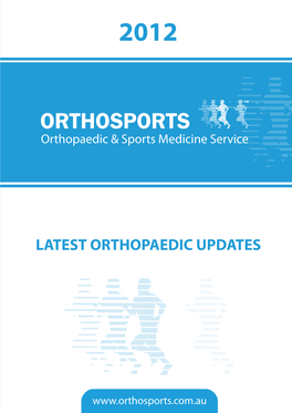 Orthosports Orthopaedic Update 2012