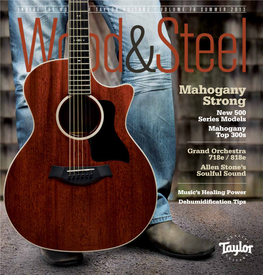 Taylor Guitar Wood & Steel Magazine