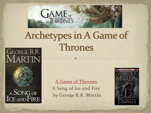 A Game of Thrones a Song of Ice and Fire by George R.R. Martin