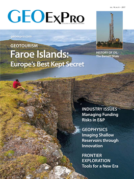 Faroe Islands: the Barnett Shale Europe’S Best Kept Secret