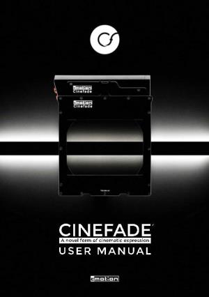 Cmotion Cinefade Varind User Manual