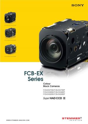 FCB-EX Series Colour Block Cameras