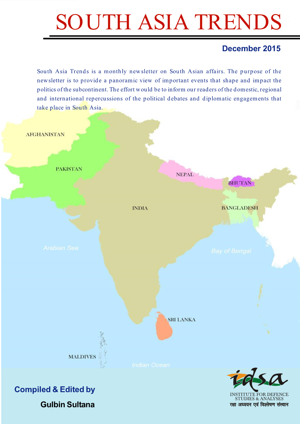 SOUTH ASIA TRENDSSOUTH ASIA TRENDS December 2015