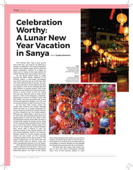 Celebration Worthy: a Lunar New Year Vacation in Sanya
