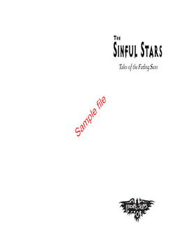 Sample File 2 the SINFUL STARS 3