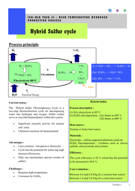 Hybrid Sulfur (Westinghouse) V0.Pub