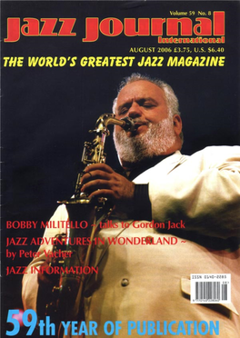 Jazz Journal International ** August 2006 Issue
