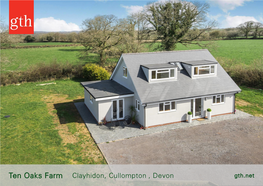 Ten Oaks Farm Clayhidon, Cullompton , Devon Gth.Net Ten Oaks Farm Clayhidon, Cullompton, Devon, EX15 3QA