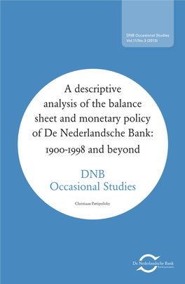 DNB Occasional Studies Vol.11/No.3 (2013)