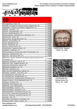 Endofsilence-01-06-2019-Catalogue