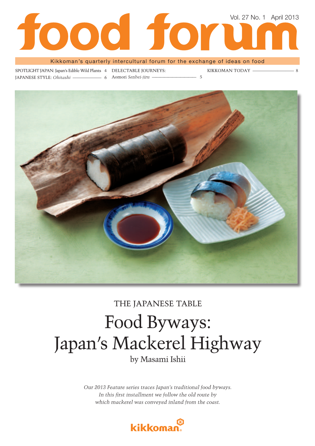 Food Byways: Japan's Mackerel Highway