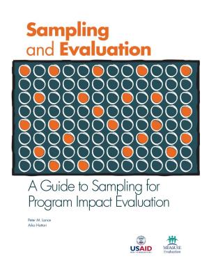 Sampling and Evaluation