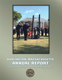 2017 Annual Report to the Citizens of Bedford, Billerica, Burlington, Tewksbury, and Wilmington