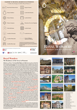 Download the Map of the Savoy Royal Residences of Piedmont