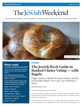 The Jewish Week Guide to Ranked Choice Voting
