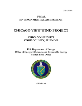 Chicago View Wind Project