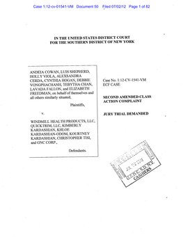 Case 1:12-Cv-01541-VM Document 50 Filed 07/02/12 Page 1 of 82 Case 1:12-Cv-01541-VM Document 50 Filed 07/02/12 Page 2 of 82