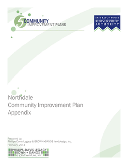 Northdale Community Improvement Plan Appendix
