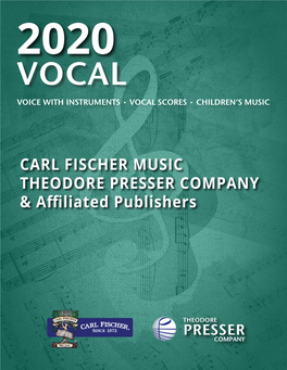Voice with Instruments • Vocal Scores • Children's