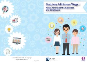 Statutory Minimum Wage: Notes for Student Employees and Employers