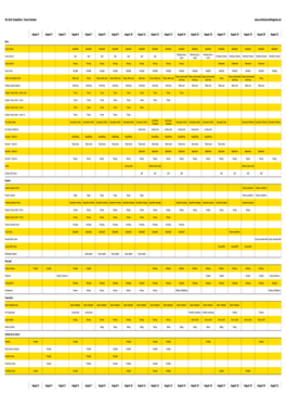 Venue Schedule V2