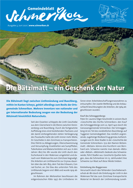 Die Bätzimatt – Ein Geschenk Der Natur